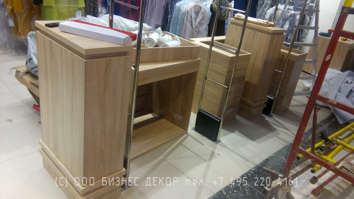 БИЗНЕС ДЕКОР. Мебель по индивидуальному заказу для магазина ELEMA (г. Москва)