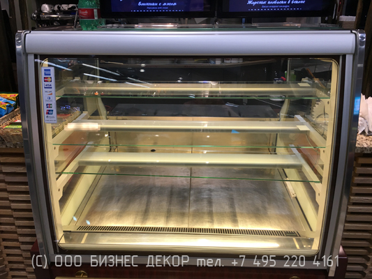 БИЗНЕС ДЕКОР. Модернизация подсветки холодильных витрин в кафе МАККЬЯТО, БАТТЕРФЛЯЙ и ЕДИМ ЛЕТИМ (Москва, аэропорт Домодедово)