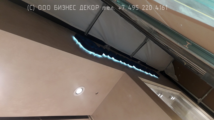 БИЗНЕС ДЕКОР. Рекламные конструкции магазина HENDERSON (ТРЦ «Саларис», г. Москва)